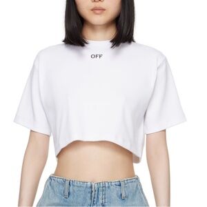Off-White Short Sleeve Tee - White